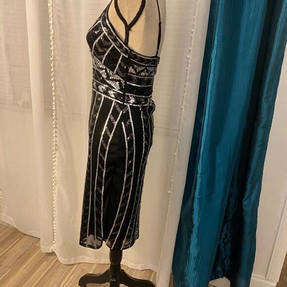 Express sequinned dress, XS - Picture 4 of 10